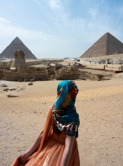 返回開羅 → 金字塔景觀餐廳 → 吉薩大金字塔和獅身人面像 → 哈利利市集 → Mall of Egypt 購物中心&家樂福